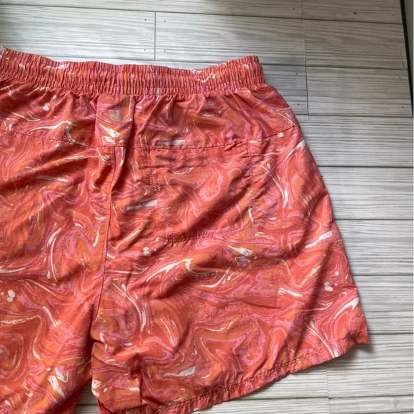 Eddie Bauer pink wave print athletic hiking shorts women’s size medium - Picture 11 of 12